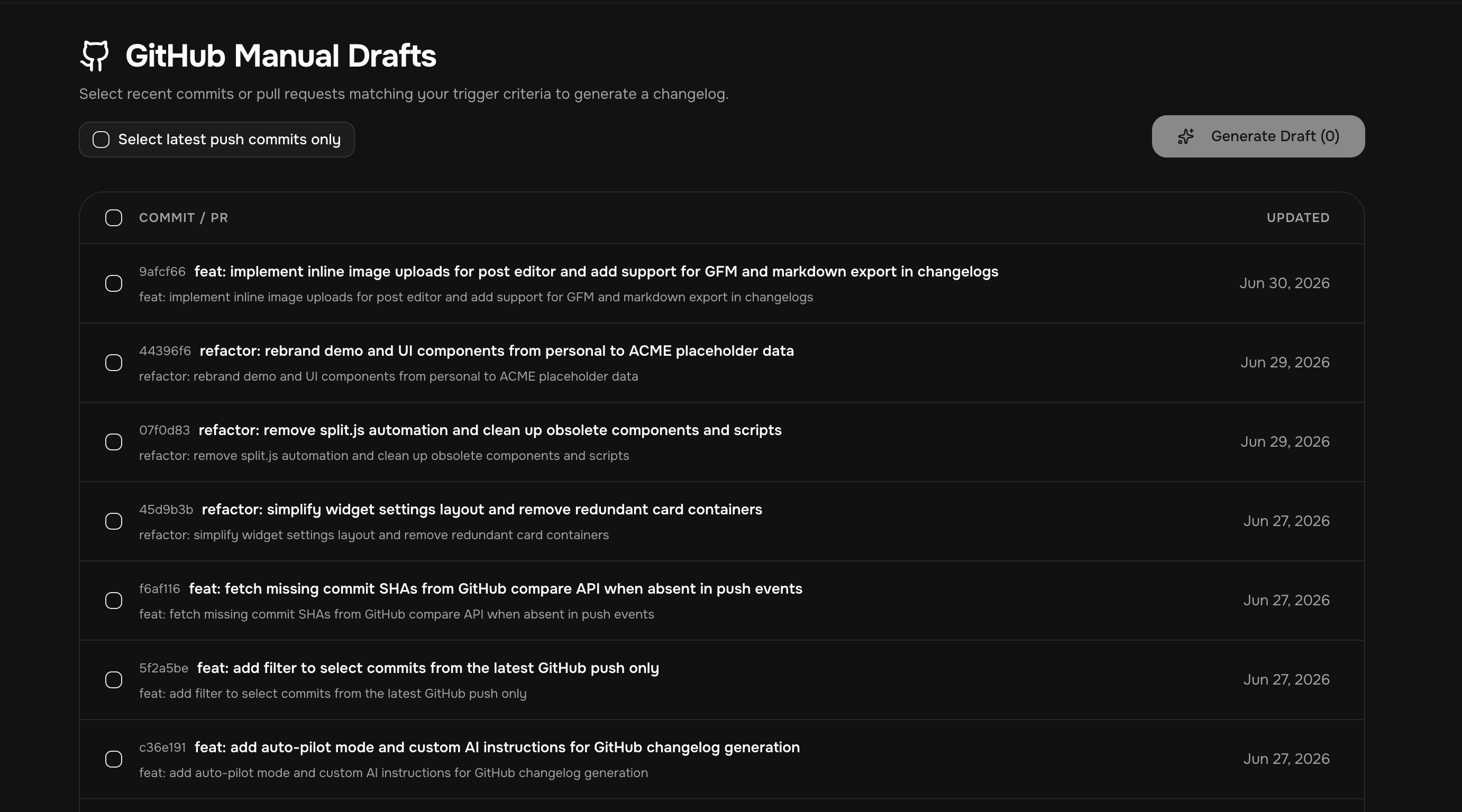 Announcify detects commits & issues