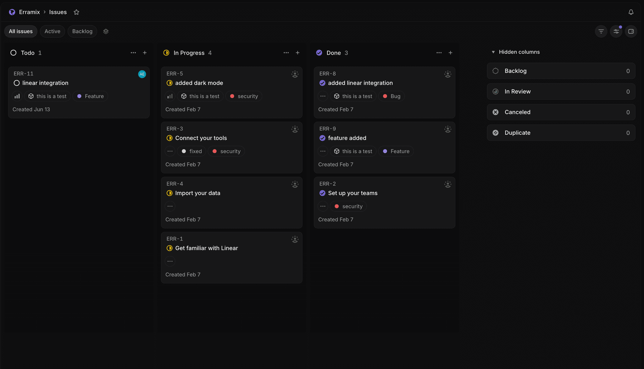 2. Move issue to Done